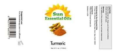 Sun Essential Oils 4oz - Turmeric Essential Oil - 4 Fluid Ounces - Image 2