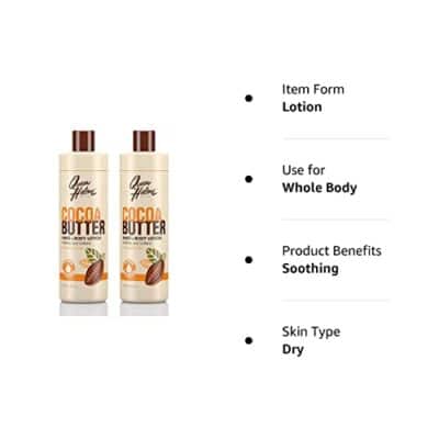 QUEEN HELENE Cocoa Butter Hand & Body Lotion 16 oz (Pack of 2) - Image 3