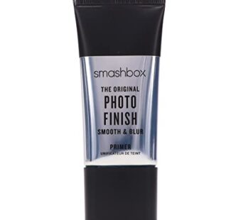 Smashbox The Original Photo Finish Smooth & Blur Oil-Free Makeup Primer – Infused with Vitamin A & E, Reduces The Appearance of Fine Lines and Pores – Standard, 1.01 fl oz