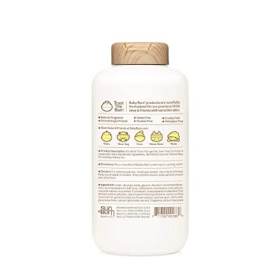 Baby Bum Bubble Bath | Tear Free Foaming Bubble Bath for Sensitive Skin with White Ginger| Natural Fragrance | Gluten Free and Vegan | 12 FL OZ - Image 2