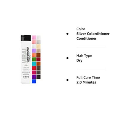 Celeb Luxury Intense Color Depositing Colorconditioner Conditioner + BondFix Bond Rebuilder, Vegan, Sustainably Sourced Plant-Based, Semi-Permanent, Viral and Gem Lites Colorconditioners - Image 9