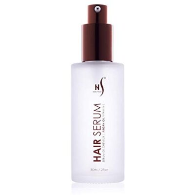 HerStyler Hair Repair Treatment - Argan Oil, Vitamin E and Aloe Vera Formula for Frizz Control, Shine and Straightening - Coz Love is in the Hair - 2 Fl. Oz., 60 Ml