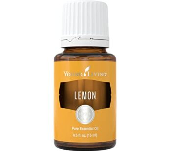 Premium Grade Lemon Essential Oil 15ml | 100% Pure & Natural Invigorating Aromatherapy Young Living Certified Energize and Refresh Mind Body and Spirit Uplifting Mood Enhancing Focus