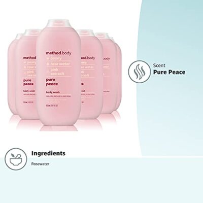 Method Body Wash, Pure Peace, Paraben and Phthalate Free, 18 oz (Pack of 6) - Image 9