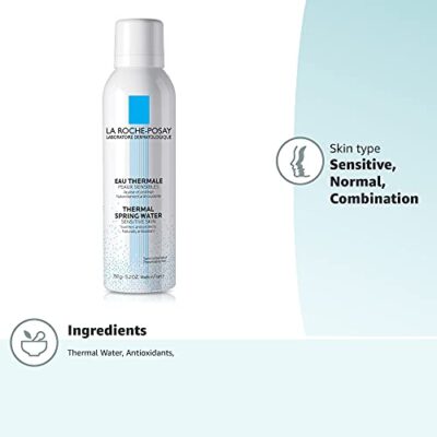 La Roche-Posay Thermal Spring Water, Face Mist Hydrating Spray with Antioxidants to Hydrate and Soothe Skin, Facial Spray, 5.1 Ounce - Image 9