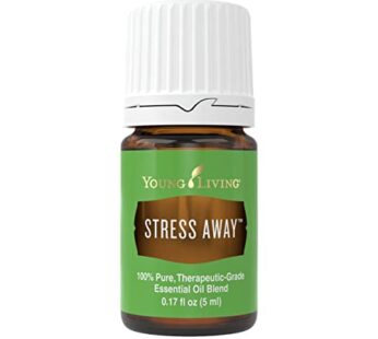 Young Living Stress Away Essential Oil Blend – Calming Scent of Lime, Cedarwood, Vanilla & Lavender – 5ml Bottle for Relaxation On-The-Go.