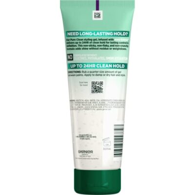 Garnier Fructis Style Pure Clean Styling Gel 6.8 Fl Oz, 1 Count, (Packaging May Vary) - Image 2