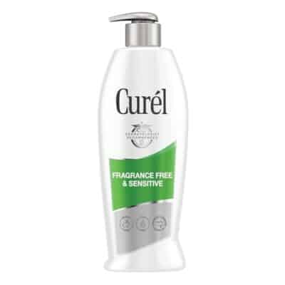 Curel Fragrance Free Comforting Body Lotion, Body and Hand Moisturizer for Dry, Sensitive Skin, 13 Ounce, with Advanced Ceramide Complex, Repairs Moisture Barrier