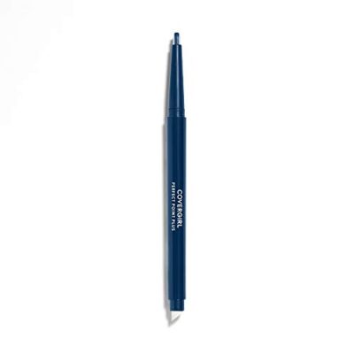CoverGirl Perfect Point Plus Eyeliner Pencil, Midnight Blue, Long-Lasting, Versatile Navy Eyeliner, Soft Smudging Tip, No Sharpening Needed, Pack of 1