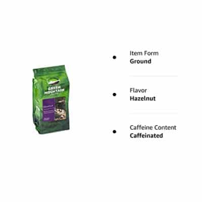 Green Mountain Coffee Roasters, Hazelnut, Ground Flavored Coffee, Light Roast, Bagged 12oz. - Image 3