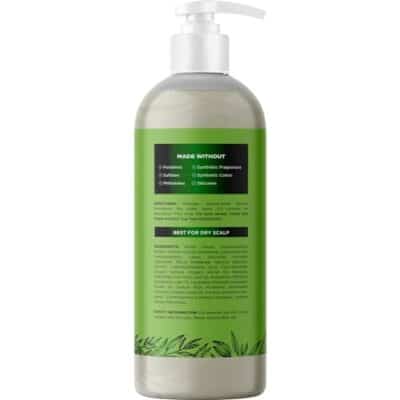 Clarifying Shampoo for Build Up & Oily Hair - Tea Tree Shampoo for Men and Women with Rosemary Essential Oil for Oily Hair and Scalp - Color Safe Vegan Sulfate Silicone & Paraben Free (16 Fl Oz) - Image 4