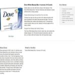 Dove White Cream Bar 4.75 Oz / 135 Gr (Pack of 12) - Image 3