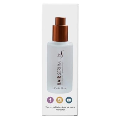 HerStyler Hair Repair Treatment - Argan Oil, Vitamin E and Aloe Vera Formula for Frizz Control, Shine and Straightening - Coz Love is in the Hair - 2 Fl. Oz., 60 Ml - Image 7