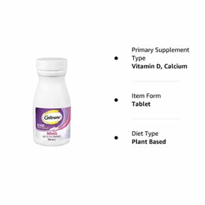 Caltrate 600+D3 Plus Minerals Mini Calcium & Vitamin D3 Supplement Mini Tablet, 600 mg, 150 Count (Pack of 3) - Image 9