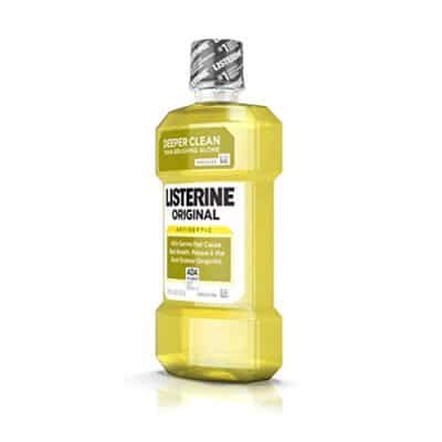 Listerine Original Oral Care Antiseptic Mouthwash with Germ-Killing Formula to Fight Bad Breath, Plaque and Gingivitis, 250 mL - Image 12
