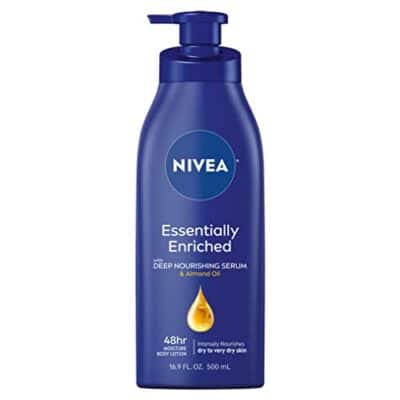 NIVEA Essentially Enriched Body Lotion for Dry Skin, Pack of 2, 16.9 Fl Oz Pump Bottles - Image 13
