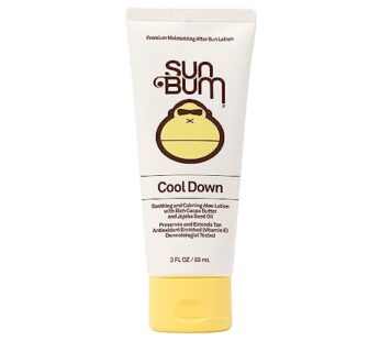 Sun Bum Cool Down Aloe Vera Lotion – Vegan After Sun Care with Cocoa Butter to Soothe and Hydrate Sunburn- 3 oz