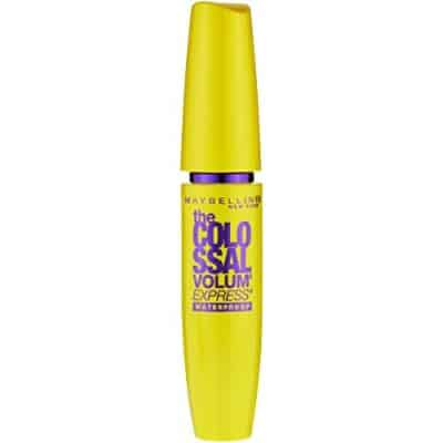 Maybelline Volum' Express The Colossal Waterproof Mascara, Volumizing, Thickening, Clump-Free Make Up Formula, Classic Black, 1 Count - Image 3