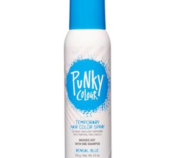 Punky Temporary Hair Color Spray, Bengal Blue, Non-Sticky, Non-Damaging, Travel Size Hair Dye for Instant Vivid Hair Color, 3.5 oz