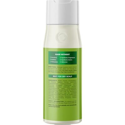 Clarifying Shampoo for Build Up & Oily Hair - Tea Tree Shampoo for Men and Women with Rosemary Essential Oil for Oily Hair and Scalp - Color Safe Vegan Sulfate Silicone & Paraben Free (10 Fl Oz) - Image 7
