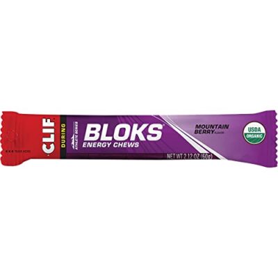 CLIF BLOKS - Mountain Berry Flavor - Energy Chews - Non-GMO - Plant Based - Fast Fuel for Cycling and Running - Quick Carbohydrates and Electrolytes - 2.12 oz. (18 Count) - Image 2