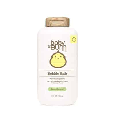 Baby Bum Bubble Bath | Tear Free Foaming Bubble Bath for Sensitive Skin with White Ginger| Natural Fragrance | Gluten Free and Vegan | 12 FL OZ