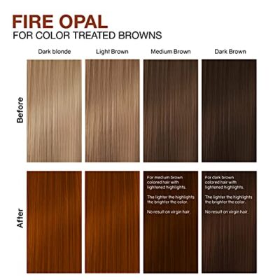 Celeb Luxury Gem Lites Colorwash, Professional Semi-Permanent Hair Color Depositing Shampoo, Fire Opal, 8.25 Fl Oz (Pack of 1) - Image 5