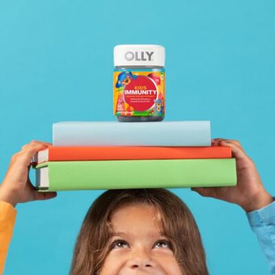 OLLY Kids Immunity Gummy, Immune Support, Wellmune, Elderberry, Vitamin C, Zinc, Chewable Supplement, Cherry - 50 Count - Image 10