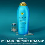 OGX Renewing + Argan Oil of Morocco Conditioner, Repair Conditioner & Argan Oil Helps Strengthen & Repair Dry, Damaged Hair, Paraben-Free, Sulfate-Free Surfactants, 25.4 fl. oz - Image 4