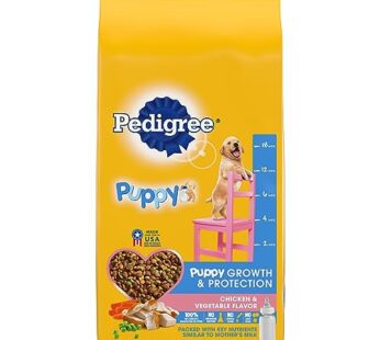 Pedigree Puppy Dry Puppy Food, Chicken, Rice, and Vegetable Flavor, 3.5 lb. Bag