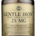Solgar Gentle Iron - Ideal for Sensitive StomachsRed Blood Cell Supplement, , Non Constipating & GMO, Vegan, Gluten & Dairy Free, Kosher - 180 Servings, Unflavored, 180 Count