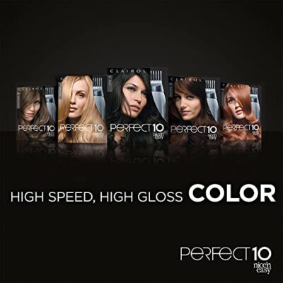 Clairol Nice'n Easy Perfect 10 Permanent Hair Dye, 6.5A Lightest Cool Brown Hair Color, Pack of 2 - Image 10