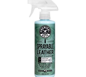 Chemical Guys SPI_103_16 Sprayable Leather Cleaner and Conditioner in One for Car Interiors, Apparel, and More (Works on Natural, Synthetic, Pleather, Faux Leather and More) Leather Scent, 16 fl oz