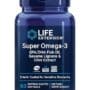 Life Extension Super Omega-3 EPA/DHA Fish Oil, Sesame Lignans & Olive Extract ? Heart Health, Brain Health, Inflammation Health Support, Gluten-Free, Enteric-Coated, Non-GMO, 60 Softgels