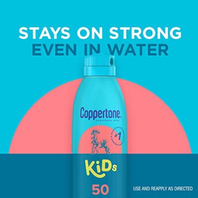 Coppertone Sunscreen Spray SPF 50, Broad Spectrum, Water Resistant for Kids, #1 Pediatrician Recommended Brand, 5.5 Ounce (Pack of 2) - Image 6