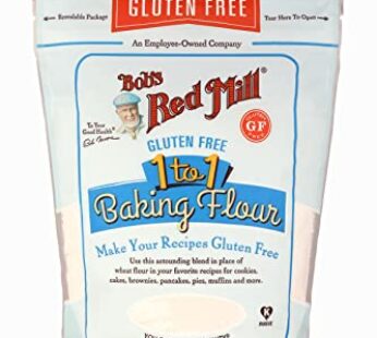 Bob’s Red Mill Gluten Free 1 to 1 Baking Flour 22 oz (623 grams) Pkg