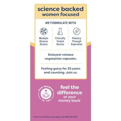 Renew Life Women's Probiotic Capsules, Supports pH Balance for Women, Vaginal, Urinary, Digestive and Immune Health, L. Rhamnosus GG, Dairy, Soy and Gluten-Free, 25 Billion CFU - 30 Ct - Image 9
