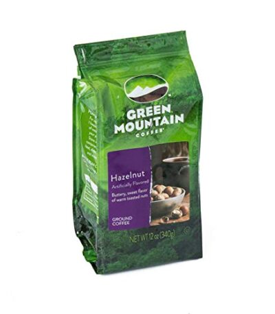 Green Mountain Coffee Roasters, Hazelnut, Ground Flavored Coffee, Light Roast, Bagged 12oz.