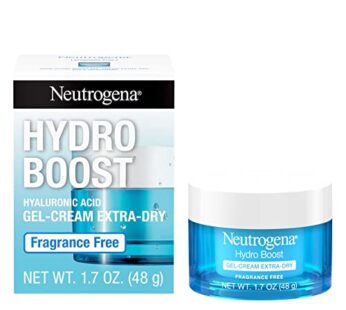Neutrogena Hydro Boost Hyaluronic Acid Hydrating Face Moisturizer Gel-Cream to Hydrate and Smooth Extra-Dry Skin, 1.7 oz