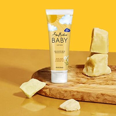 SheaMoisture Baby Lotion for Dry Skin and Clear Skin Raw Shea, Chamomile and Argan Oil with Shea Butter 8 oz - Image 7