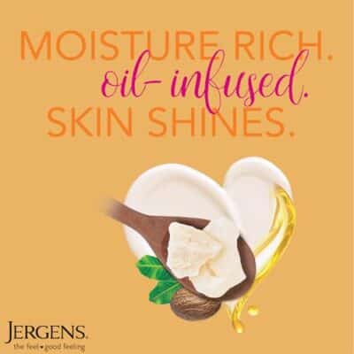 Jergens Shea Butter Body Lotion, Deep Conditioning Moisturizer, Hydration for Dry to Very Dry Skin, with Pure Shea Butter, 3X More Radiant Skin, Dermatologist Tested, 16.8 oz - Image 2