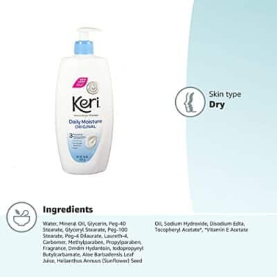Keri Whole Body Therapy Original, Continuous Moisturization, 3 Essential Moisturizers (Vitamin E, Aloe and Sunflower Seed Oil), 20 Oz - Image 8
