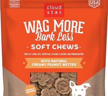 Cloud Star WagCloud Star Wag More Bark Less Original Soft & Chewy Dog Treats, Corn & Soy Free, Baked in USA More Bark Less Original Soft & Chewy Dog Treats