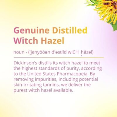 Dickinson's Enhanced Witch Hazel Hydrating Toner with Rosewater, Alcohol Free, 98% Natural Formula, 16 Fl Oz (Pack of 1) - Image 10