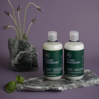 Tea Tree Lavender Mint Moisturizing Shampoo, Hydrates + Soothes, For Coarse + Dry Hair, 2.5 fl. oz. - Image 6