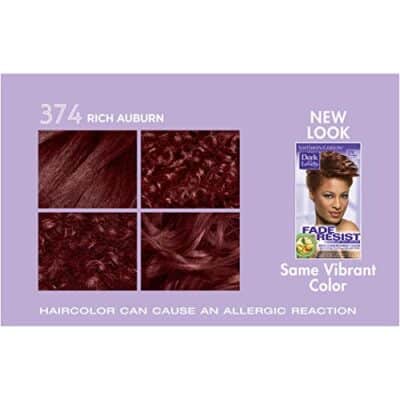 SoftSheen-Carson Dark and Lovely Fade Resist Rich Conditioning Hair Color, Permanent Hair Color, Up To 100 percent Gray Coverage, Brilliant Shine with Argan Oil and Vitamin E, Rich Auburn - Image 15