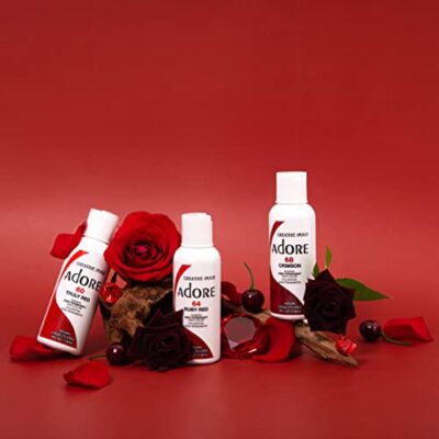 Adore Semi Permanent Hair Color - Vegan and Cruelty-Free Red Hair Dye - 4 Fl Oz - 070 Raging Red (Pack of 1) - Image 5