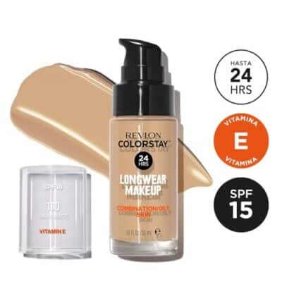 Revlon Colorstay Liquid Makeup Foundation with Pump - 180 Sand Beige - Image 2