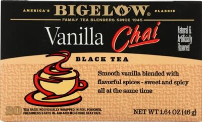 Bigelow B79593 Bigelow Special Blend Vanilla Chai Tea -6x20 Bag