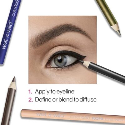 wet n wild Color Icon Kohl Eyeliner Pencil - Rich Hyper-Pigmented Color, Smooth Creamy Application, Long-Wearing Matte Finish Versatility, Cruelty-Free & Vegan - Baby's Got Black - Image 7